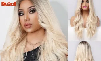 coloring human hair wigs for female
